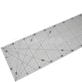 Новая точная резка выделенная специальная лоскутная линейка, фиксированная линейка шва с колесным ножом, используется для использования линейки резки