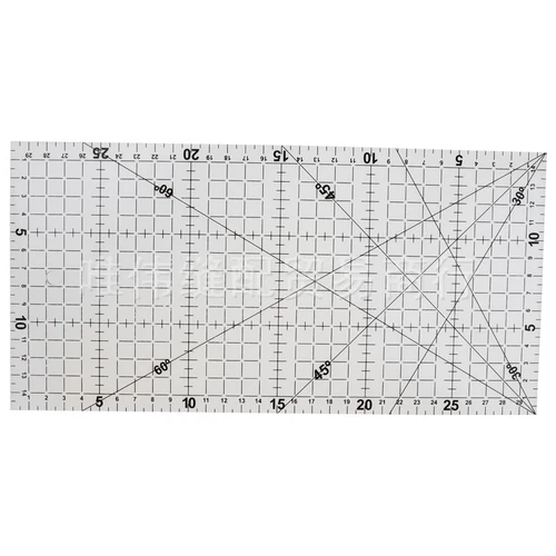 Новая точная резка выделенная специальная лоскутная линейка, фиксированная линейка шва с колесным ножом, используется для использования линейки резки