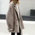 Mùa thu đông 2018 phiên bản mới của Hàn Quốc áo khoác len Hepburn gió Sen nữ ngắn đoạn Nizi áo khí nhỏ