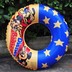 Mickey bơi vòng vòng bơi gói trẻ em người lớn nách ghế phao cứu sinh vòng bơm hơi - Cao su nổi phao đeo cổ cho bé Cao su nổi