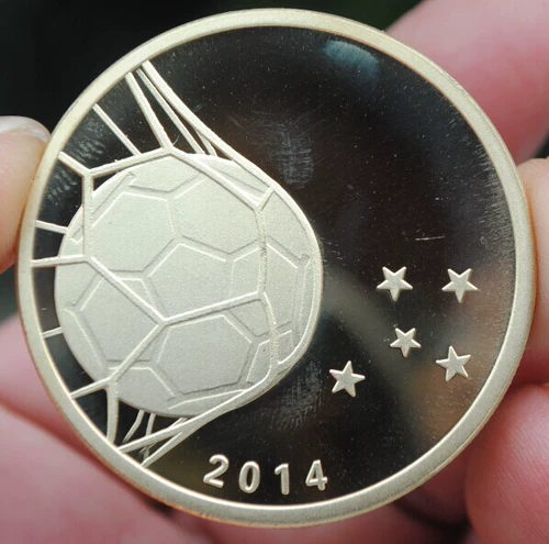 Медаль, футбольные монеты, 2014 года, 40mm