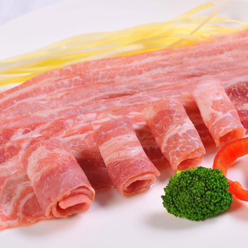 【吃货必备】雪花培根肉烧烤肉片1500g