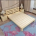 Đặc biệt cung cấp tinh khiết rắn giường gỗ thông giường giường đơn đôi người lớn giường loại trẻ em giường rắn gỗ giường đơn 1.5 Giường