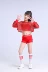 Trang phục khiêu vũ Jazz cho trẻ em mới Ngày thiếu nhi Street Dance Hip Hop Set 6.1 Trang phục biểu diễn múa - Trang phục Trang phục