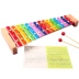 Trẻ em chuyên nghiệp nhạc cụ gõ 15 âm thanh tay gõ xylophone chơi nhạc piano giáo dục sớm giáo dục bằng gỗ đồ chơi đích thực đàn organ đồ chơi cho bé Đồ chơi âm nhạc / nhạc cụ Chirldren