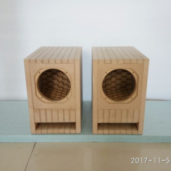 3 inch 4 inch full range speaker labyrinth speaker empty box cabinet bookshelf hifi tube amplifier pair DIY