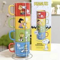 Spot Sam купил Snoopy Stack Cup 4 Ceramic Cup Cup 437 мл с чашкой железного кофейного молока