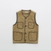 Vest vest retro màu tương phản viền dụng cụ Nhật Bản vest vest nam và nữ BF gió - Dệt kim Vest