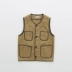 Vest vest retro màu tương phản viền dụng cụ Nhật Bản vest vest nam và nữ BF gió - Dệt kim Vest áo len nam trung niên Dệt kim Vest