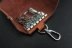 Hộp đựng chìa khóa bằng da cho nam công suất lớn Phụ nữ đa chức năng khóa thắt lưng túi khóa túi da - Trường hợp chính dây móc ví nam Trường hợp chính