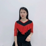 2023 Новая весна и летняя квадратная танцевальная одежда с бриллиантами и v-образным рюша