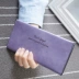 2017 Hàn Quốc phiên bản mới dài ladies wallet nữ gói thẻ phần mỏng thời trang matte của phụ nữ sinh viên ví triều ví đứng nam Ví tiền