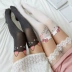 2 nạp Nhật Bản ống dài trên đầu gối vớ nữ sinh viên phần mỏng chống móc giả cao ống pantyhose mùa xuân và mùa thu vớ trắng