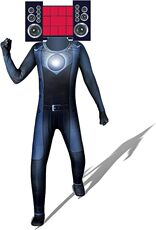 jk制服加工定制 23监控人skibidi toilet厕所服装男孩电视男士相机角色扮演连身衣