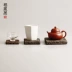 Qifengju tea coaster pot Handmade rock núi lửa retro khô bàn trà tea pot pot Kung Fu bộ trà với số không Trà sứ