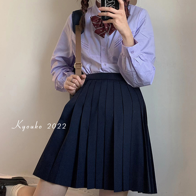 taobao agent Colored summer base Japanese student pleated skirt