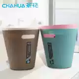 茶花 Мусорная мусорная семейство семейство европейская стиль пластиковая спальня туалет Большая гостиная кухня Офисная бумага Корзина