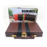 Кожаная коробка Domuo Double 6 Hormino5010 Mino, принося полосатый шахт Mill Mine Color 28 Double шесть подлинных