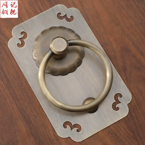 Антикварное медное ретро бронзовое украшение для ограждения, китайский стиль