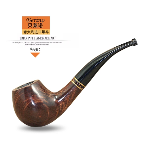 Итальянский импорт Belleno Tennin Tennin деревянный сигарет с твердым древесиной старой ручной изогнутой мужской табак специальные аксессуары для распределения