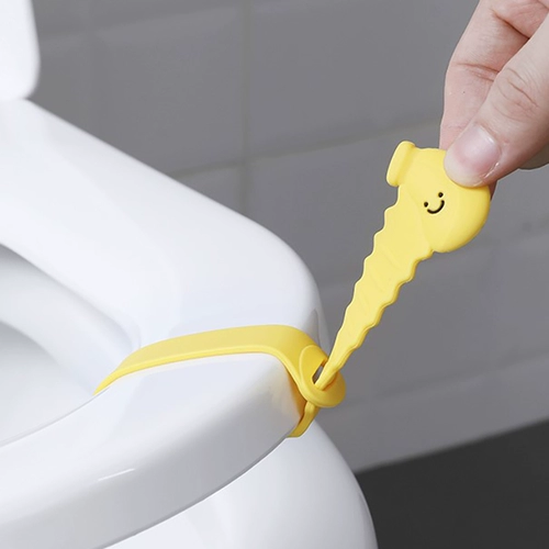 Мультяшный туалет, аксессуары для домашнего использования, раскладная крышка, ручка