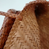 Ретро кожаная барсетка, брендовая сумка через плечо, корзина, сумка для путешествий, французский ретро стиль, воловья кожа, из натуральной кожи