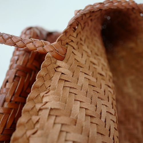 Ретро кожаная барсетка, брендовая сумка через плечо, корзина, сумка для путешествий, французский ретро стиль, воловья кожа, из натуральной кожи