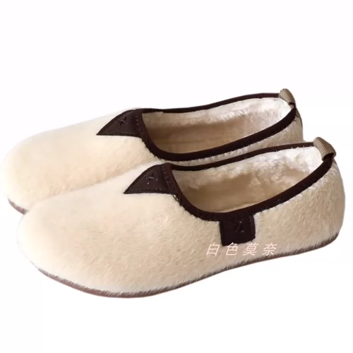 Зимняя флисовая удерживающая тепло комфортная обувь для беременных, мягкая подошва