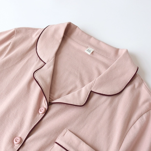 Японская летняя трикотажная пижама, тонкие цветные шорты для влюбленных, комплект, короткий рукав