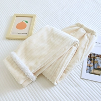 Белые фланелевые штаны