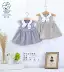 Váy trẻ em Wang Bate 2018 đầm mới mùa hè Cô gái Hàn Quốc váy bé gái cotton ngắn tay - Váy Váy