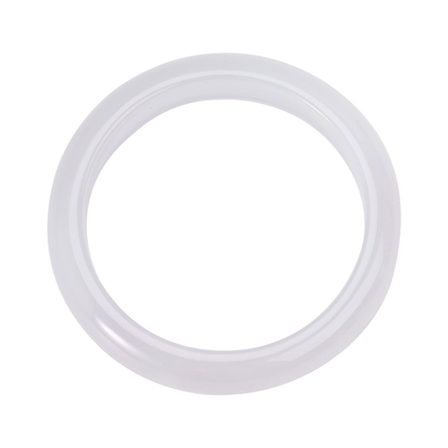 Тонкий агатовый натуральный женский браслет из белого нефрита, имитация льда