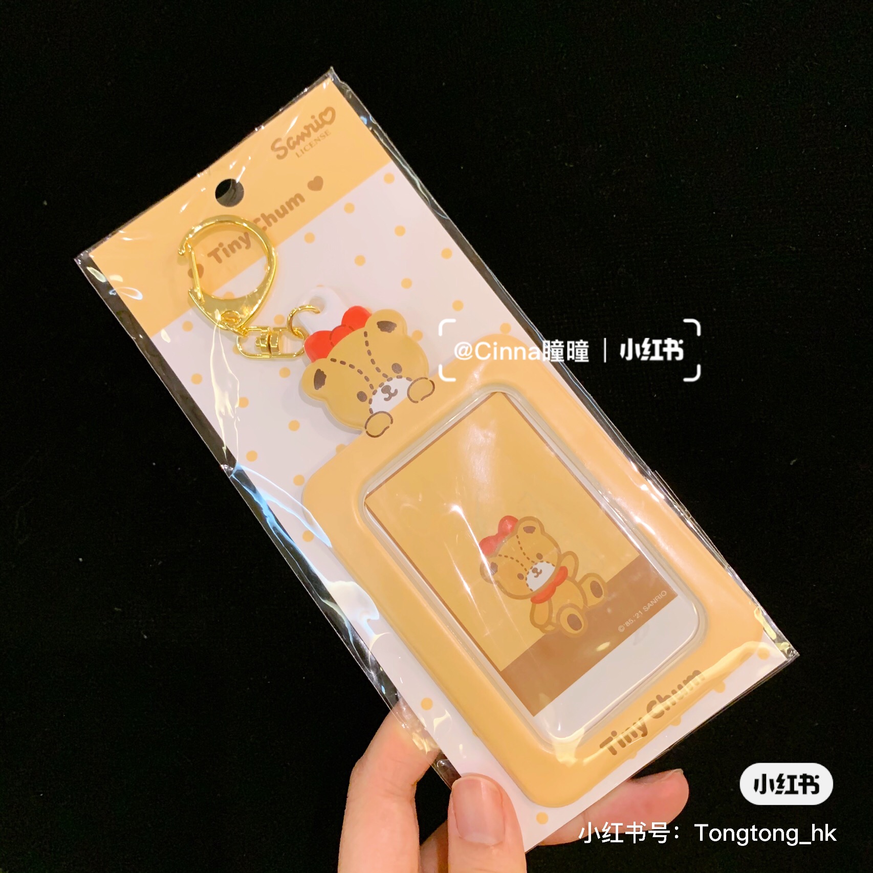 KT Beargoods in stock sanrio Han sanrio  melody Cinnamoroll  kuromi Kuromi  Ferrule Photo Pendant Key buckle