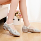 Белая обувь, классические слипоны, этнические туфли, танцующее ханьфу, этнический стиль