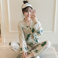 Bộ đồ ngủ kimono Nhật Bản của phụ nữ mùa thu dài tay phiên bản Hàn Quốc của áo choàng Hanfu ngọt ngào dễ thương cho sinh viên đồ ngủ nam