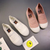 Giày nữ 2018 mới của Hàn Quốc thời trang Harajuku sinh viên giày trắng phẳng triều casual ins canvas giày thấp Giày cắt thấp