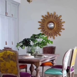Украшение на солнечной энергии для гостиной, настенный диван, зеркало, французский стиль