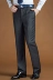 Mùa đông cộng với nhung ấm táo dày quần cashmere nam trung niên giản dị không sắt lỏng phù hợp với quần quần Suit phù hợp