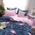 Hàn quốc 1.2 m ký túc xá sinh viên giường đơn ba mảnh mùa hè bộ đồ giường linen 1.8 m quilt cover bốn mảnh