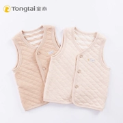 Tongtai 8 mùa thu đông mới cho bé vest vest bé chần vest áo ấm bé trai và bé gái hết quần áo 1-4 tuổi