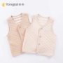 Tongtai 8 mùa thu đông mới cho bé vest vest bé chần vest áo ấm bé trai và bé gái hết quần áo 1-4 tuổi áo khoác em bé ấm áp