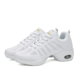 Износостойкая летняя дышащая белая спортивная обувь, танцующие туфли, мягкая подошва