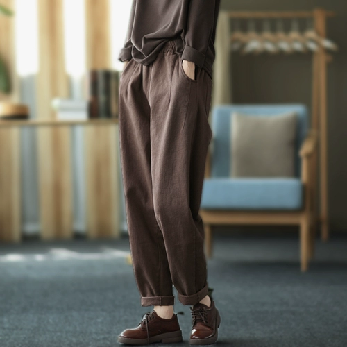 Осенние демисезонные хлопковые штаны