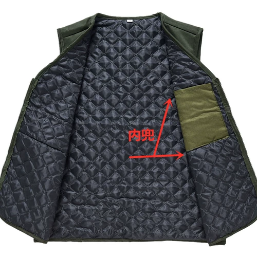 Удерживающий тепло жилет для работы, увеличенная толщина