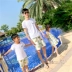 Trang phục đi biển bãi biển mùa hè mặc một gia đình gồm ba bốn người cha và con trai Hàn Quốc - Trang phục dành cho cha mẹ và con bexinhshop shop Trang phục dành cho cha mẹ và con