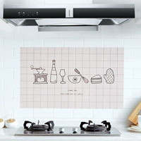 Самоклеющаяся кухня, водонепроницаемая наклейка, термостойкая плита, обои