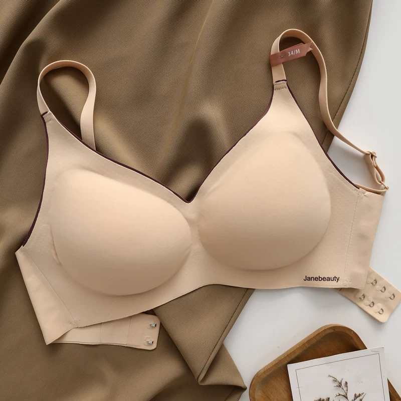 Japanese thin supporting wireless bra, underwear