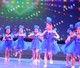 Ngày mới của trẻ em Trang phục biểu diễn của trẻ nhỏ Ngôi sao khiêu vũ Trang phục cô gái công chúa Váy màu xanh Puff Váy trang phục biểu diễn - Trang phục