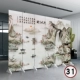 Tùy chỉnh 
            mới phong cách Trung Quốc phân vùng màn hình phòng khách gấp di động phòng ngủ hiện đại tối giản chặn văn phòng tại nhà trang trí hai mặt vach ngan phong
