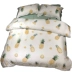 Bộ đồ giường mùa hè Lenzing Lacey 60 hai mặt Tencel bốn mảnh băng lụa trơn nhỏ mùa hè tươi bộ đồ giường